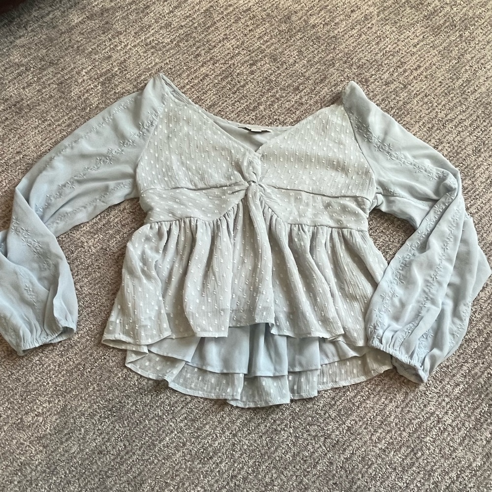 American Eagle ,light blue blouse